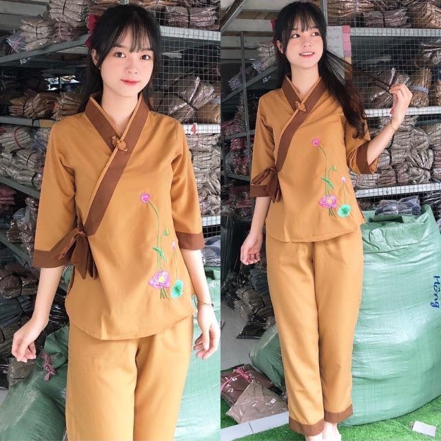 ĐỒ LAM ĐI CHÙA Sen Phối kate Và 3 Nút S2