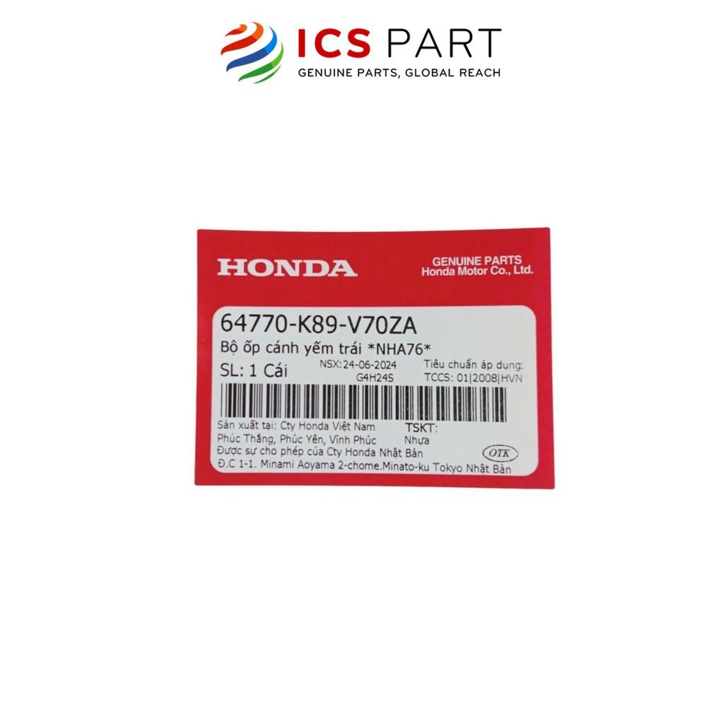 Cánh Yếm Trái HONDA Wave 110 2022 Đen Sần Nha76 (64770K89V70ZA)