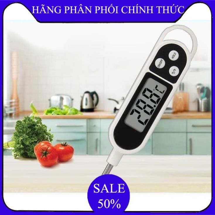 nhiệt kế dùng trong nấu ăn,Nhiệt kế nấu ăn, pha sữa KT300 (màu trắng)