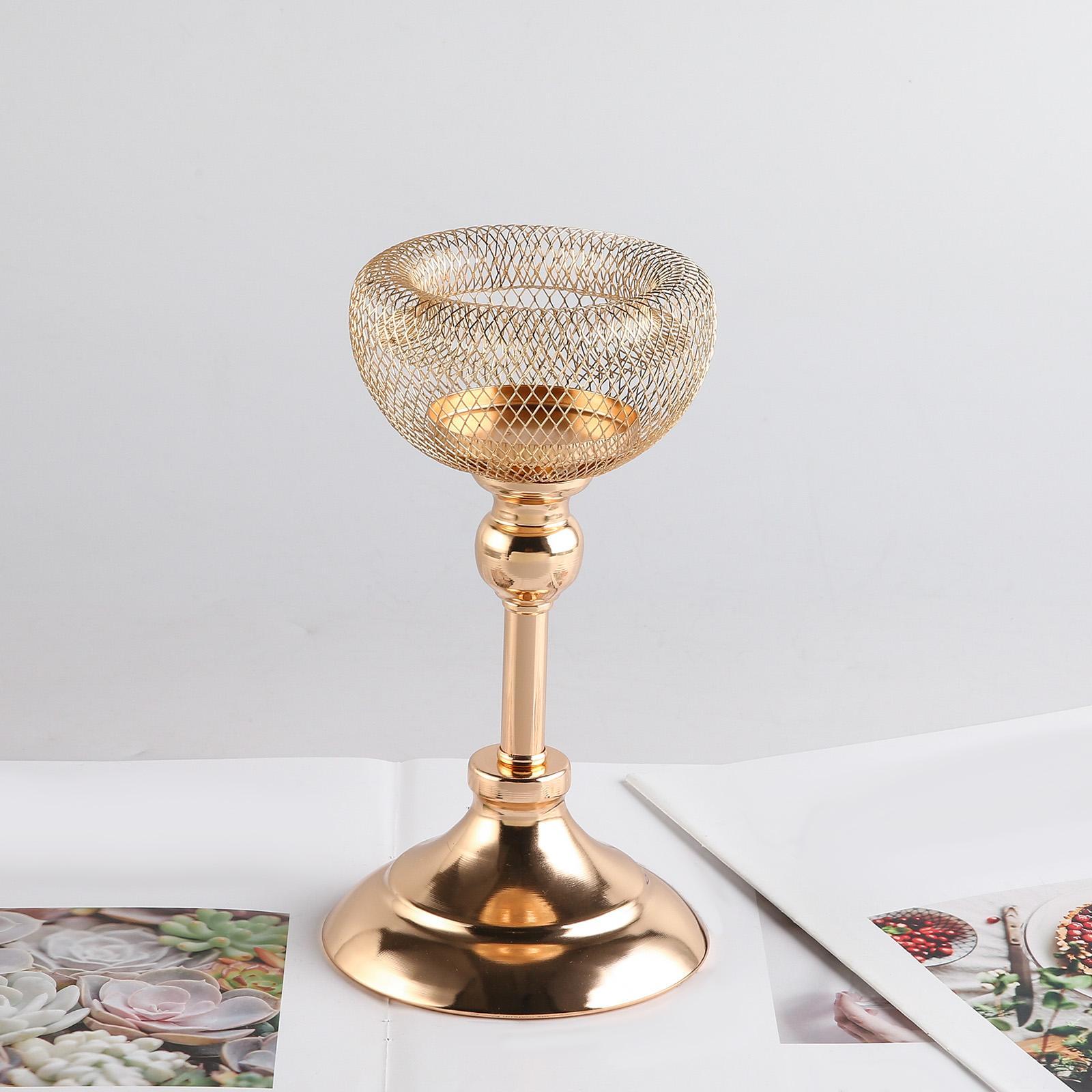 Pillar Candle Holder Pillar Candle Stand Decorative Elegant European Style Home Decor Tealight Holder Candlestick Holders for Wedding Mantel