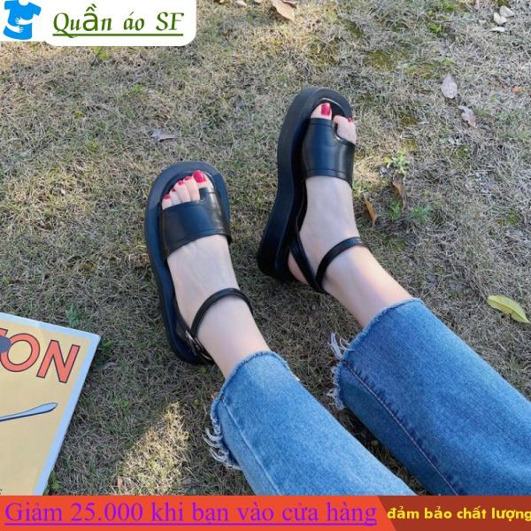 Xăng Đan Đế Dày Thời Trang Hàn Quốc Cho Nữ