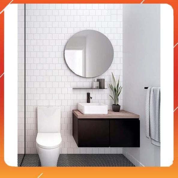 Gương tròn soi nhà tắm bàn trang điểm treo tường kích thước tròn 40cm - guonghoangkim mirror D40