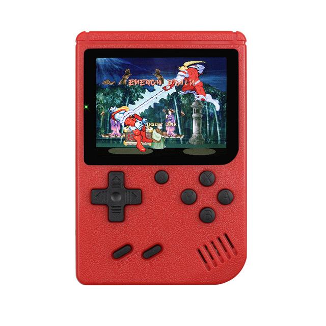 Máy điều khiển trò chơi video cầm tay mini cầm tay retro di động 8 bit 3,0 inch LCD Trò chơi màu trẻ em Người chơi tích hợp 400 Trò chơi Màu sắc: Màu đỏ