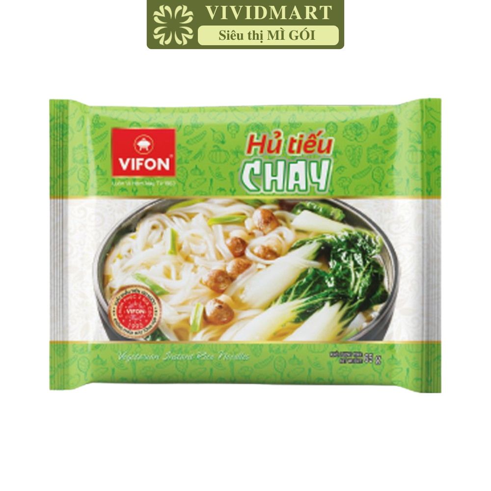 VIFON - Hủ tiếu Vifon hủ tiếu Chay, Hủ tíu Chay Vifon, Vifon Hủ tiếu Chay, Hủ tíu gói ăn liền Vifon (65g/gói)