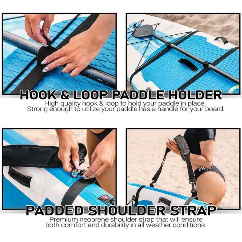 Sup Board Surf Fins Paddle Wakeboard Surfing Kayak Fix Belt Adjustable Surfboard Shoulder Carry Sling Stand Up Paddleboard Strap