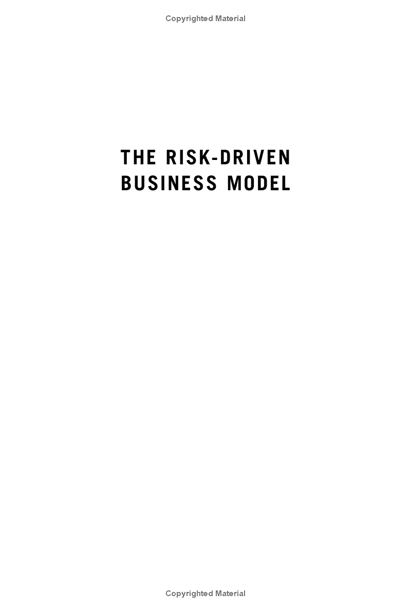 The Risk-Driven Business Model