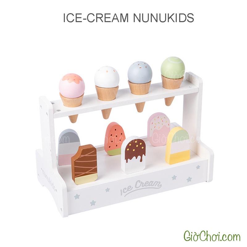 Đồ chơi bán kem Ice-cream Nunukids (15 chi tiết)