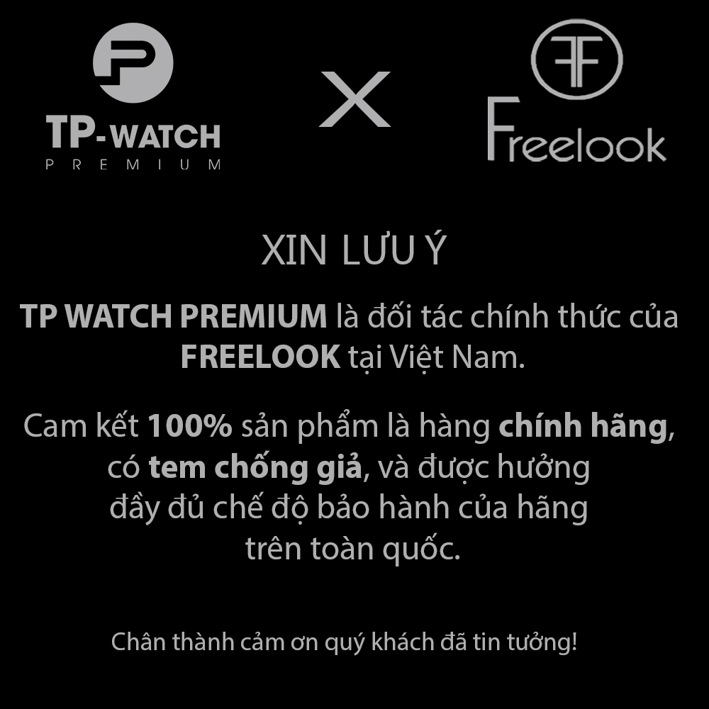 Đồng hồ nữ dây thép chính hãng Freelook F.8.1017.08