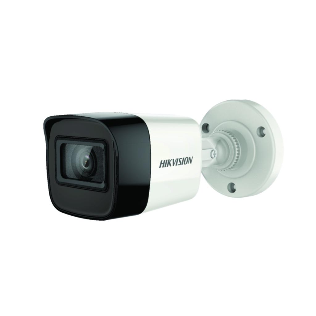 Camera HD-TVI (4 in 1) hồng ngoại 30M độ phân giải 5MP có tích hợp micro thu âm thanh HIKVISION DS-2CE16H0T-ITFS (Hàng chính hãng)