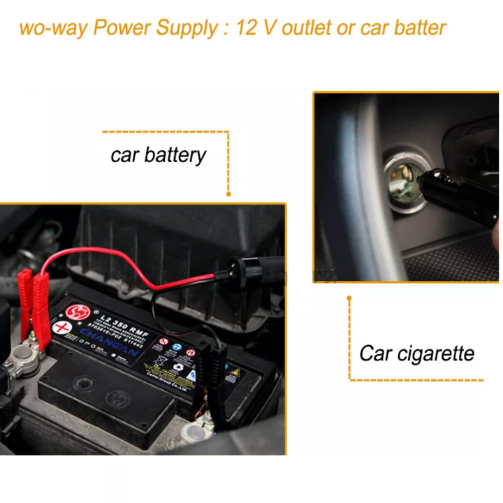 Bộ nâng kích gầm điện, kiêm máy bơm lốp và máy siết ốc ô tô đa năng 3 trong 1 ROGTZ TY-003