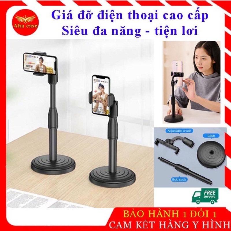 Giá đỡ điện thoại Microphone Stands, kẹp chống lưng 360 ,đế chân tròn để bàn, gia do tiện lợi đa năng