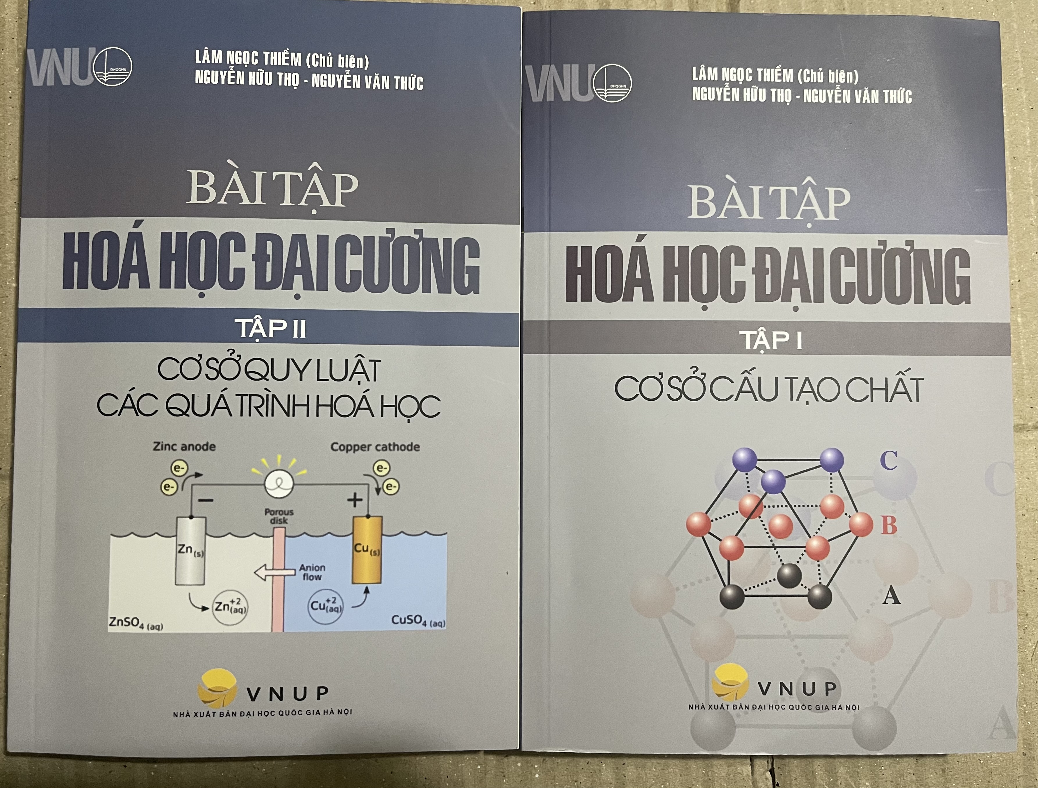 Sách - Bài tập Hoá học đại cương (Tập I + Tập II): Cơ sở cấu tạo chất và Cơ sở quy luật các quá trình hoá học