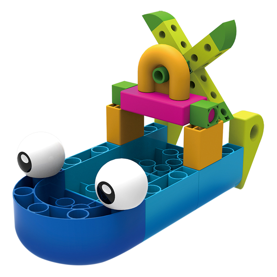 Mô Hình Tàu Thuyền Gigo Toys - Vua Chiến Hạm - Kids First Boat Engineer 7269 (52 Mảnh Ghép)