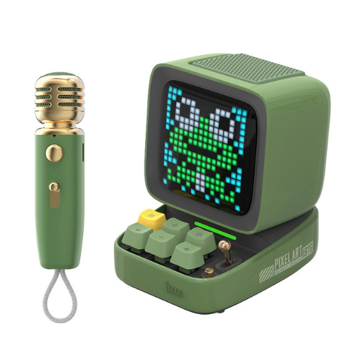 Bộ Loa Mic Karaoke Mini Bluetooth Divoom, bluetooth 5.3, Công Suất 15W , Dung Lượng Pin 5000 mAh, Âm Thanh Sống Động
