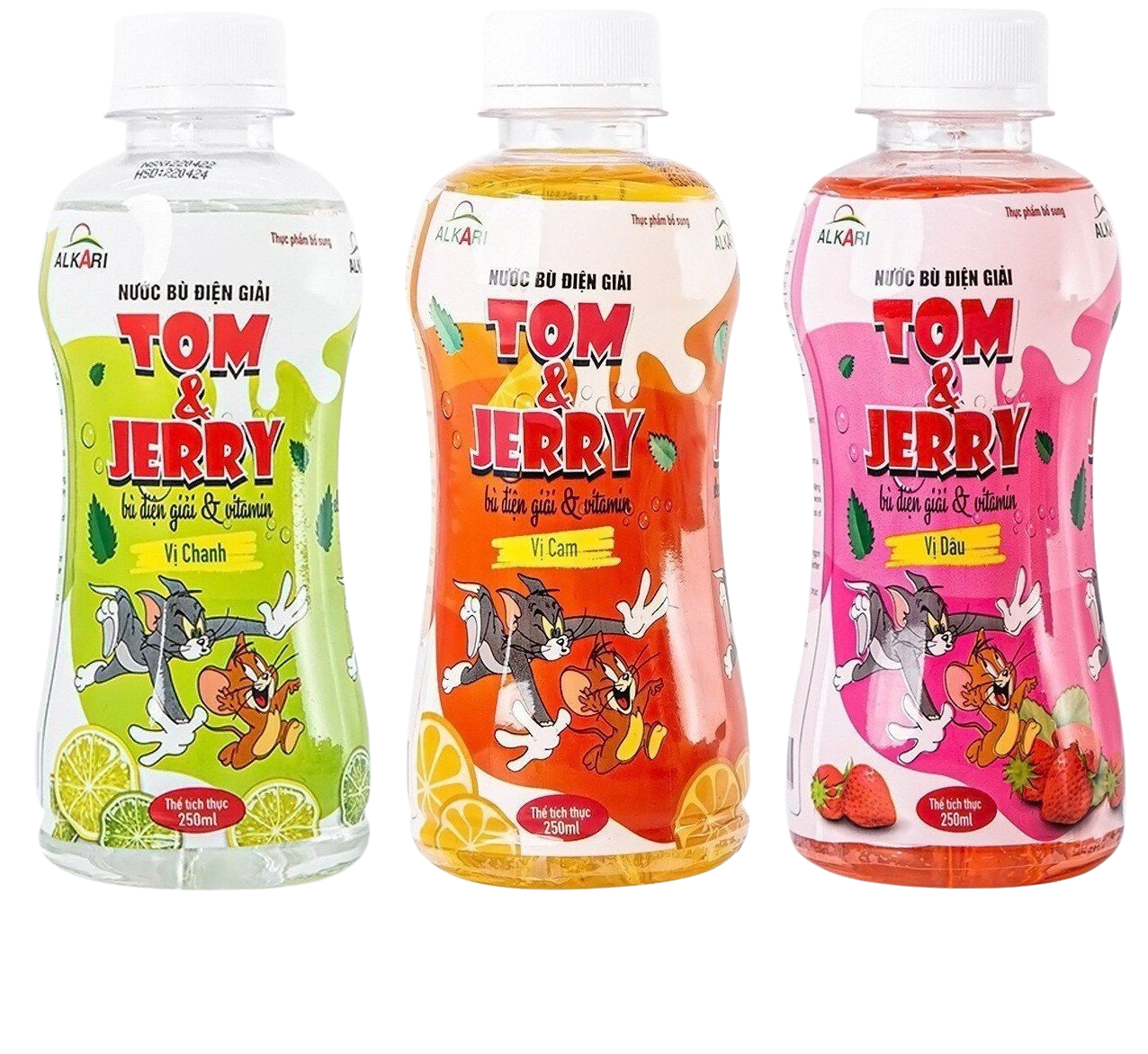 Nước điện giải vị chanh Tom & Jerry - Phục hồi sức khoẻ, bù nước và chất điện gi