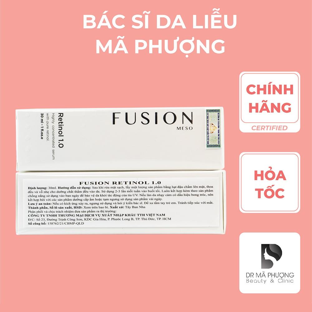 Retinol Fusion 1% Meso Therapy Kem dưỡng da, chống lão hóa, mờ nám, giảm mụn trẻ hóa làn da (30ml)