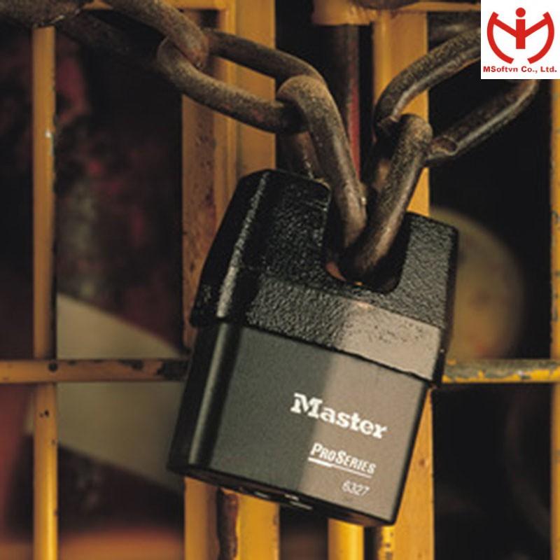 Ổ khóa thép chống cắt Master Lock 6327 4KEY thân rộng 67mm - Dòng ProSeries