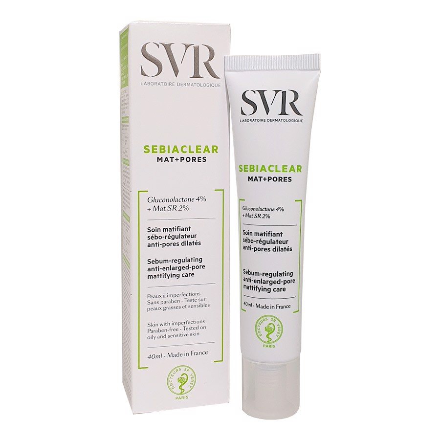 SVR Sebiaclear Mat + Pores - Kem dưỡng da làm giảm mụn 40ml