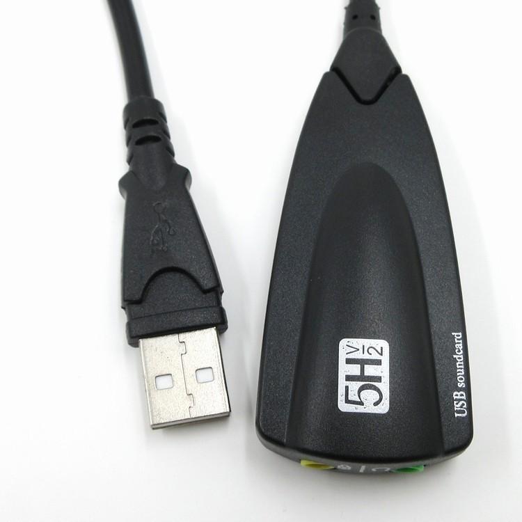 Usb Soundcard Âm Thanh 3D Cực Hay Chuẩn 7.1 5HV2