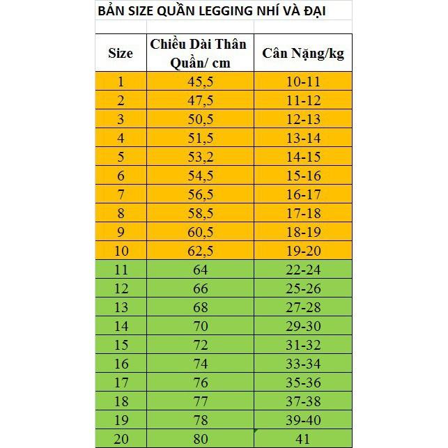 (VẢI XUẤT XỊN) QUẦN LEGGING DÀI/ QUẦN DÀI HOẠ TIẾT CHO BÉ GÁI 9-41kg (GIÁ 1 CÁI)