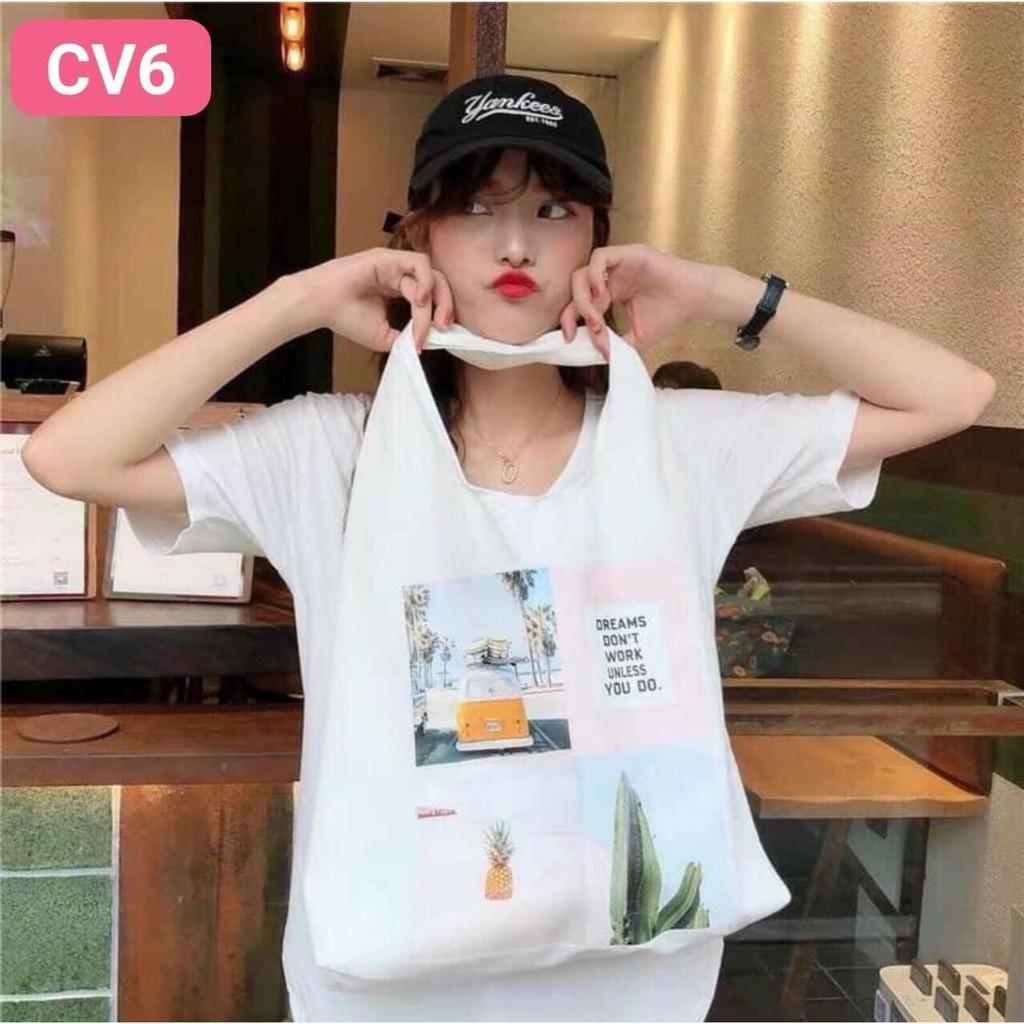 20 mẫu hot Túi tote vải bố đựng đồ canvas