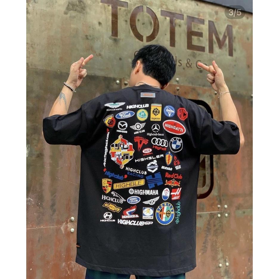Áo Thun Local Brand HighClub Logo Nam Nữ Tay Lỡ Unisex Full Mạc