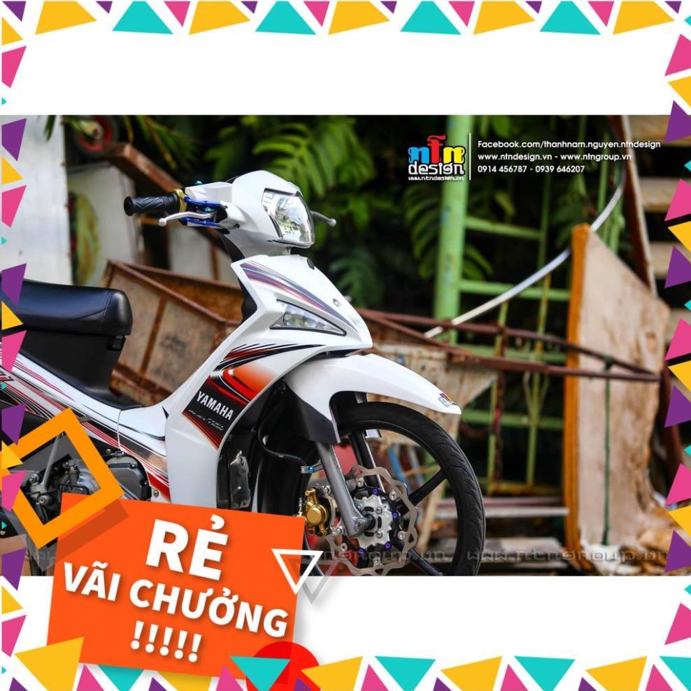 Tem Rời Sirius FI 115 Mẫu Sọc Trắng Đen Đỏ
