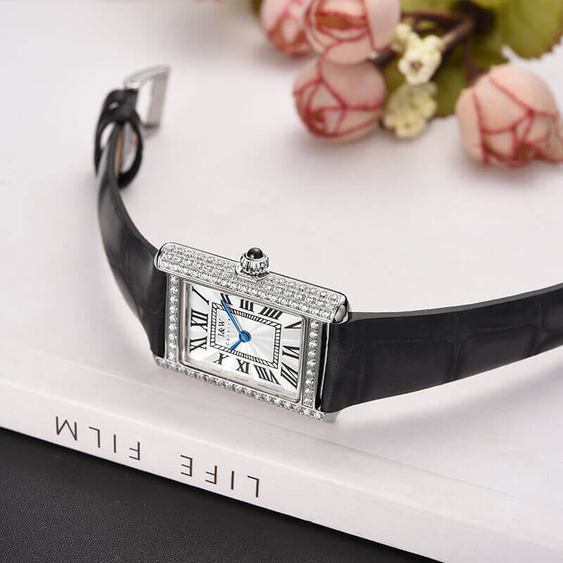 Đồng Hồ Nữ I&amp;W Carnival 587L2 Chính Hãng BH 24T Chịu Nước 30m Kính Chống Xước Dây Da Cao Cấp ( Máy Quartz)