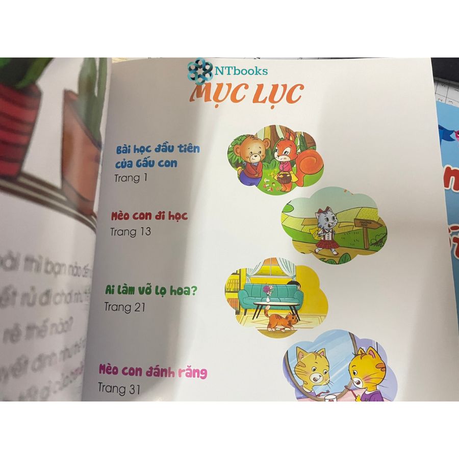 Sách Những Câu Chuyện Theo Bước Con Trưởng Thành - Cùng Con Rèn Luyện Đức Tính Tốt: Biết cảm ơn và Xin lỗi - Giữ gìn vệ sinh thật tốt