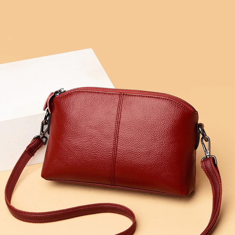 Da Thật Chính Hãng Da Thật Da Bò Nữ Thời Trang Nữ Túi Nhỏ Đeo Vai Túi Đeo Ngang Người Túi Nữ Túi Xách Tay