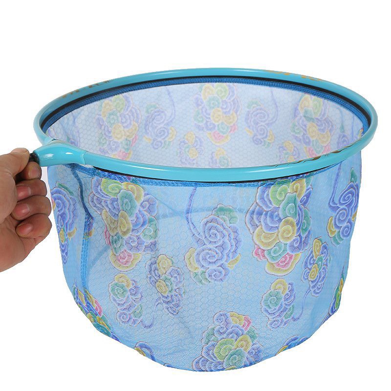 Mặt Vợt Cá Carbon vành tròn 35cm 40cm 45cm Màu Xanh Và Đen Siêu Bền