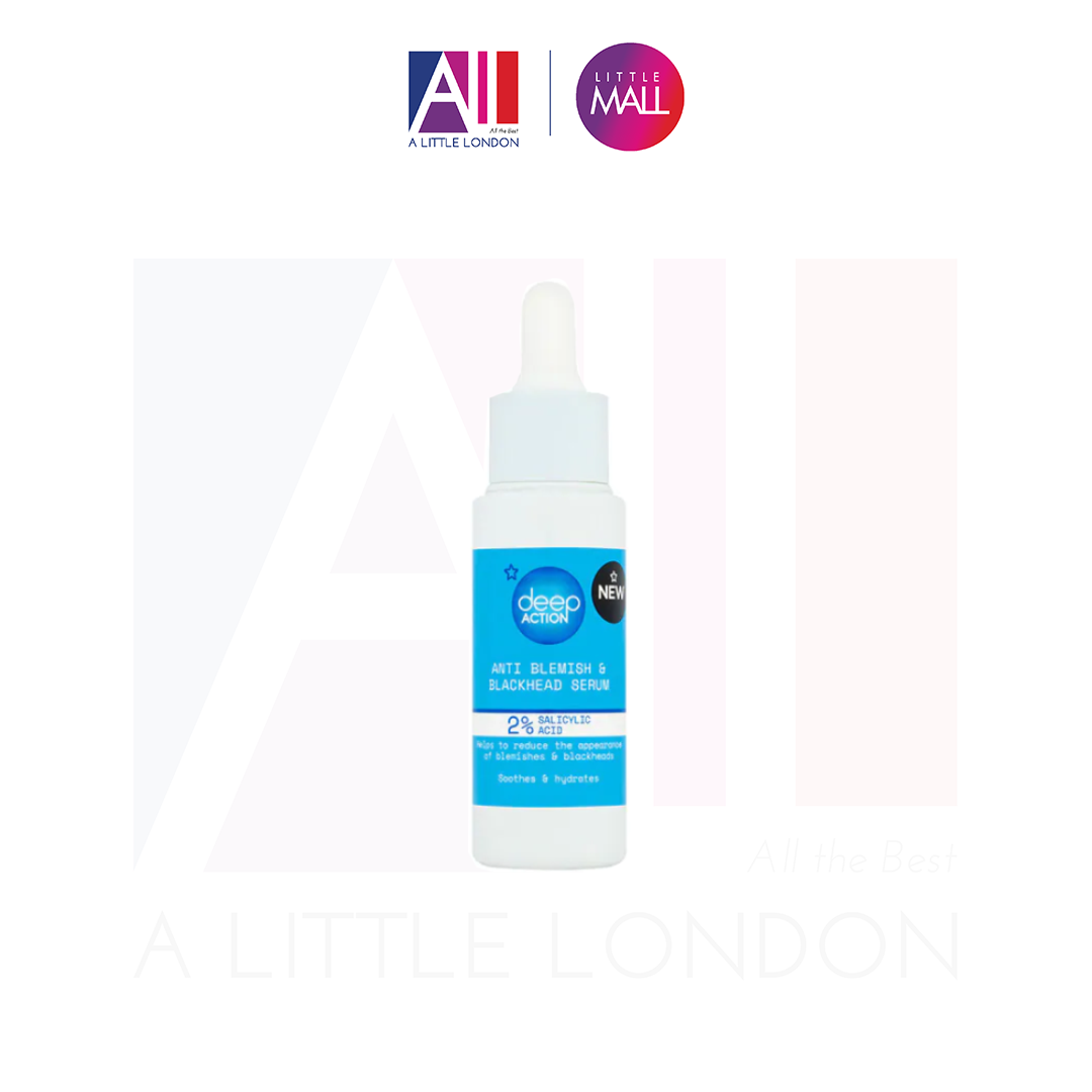 Tinh chất Superdrug Deep Action 2% Salicylic Acid Anti Blemish & Blackhead Serum 30ml