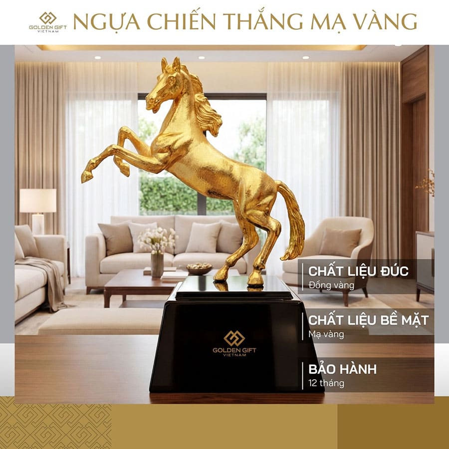 Tượng ngựa vàng chiến thắng