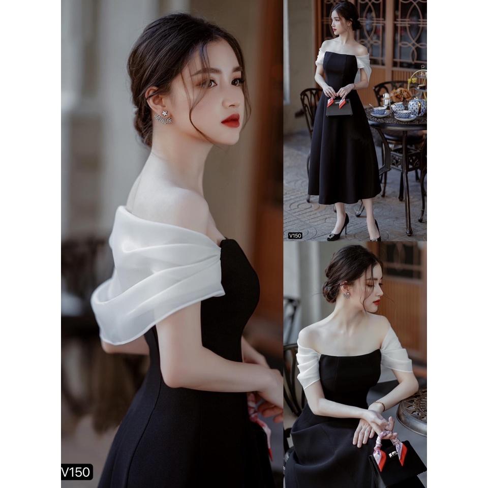 Đầm Dự Tiệc Sang Trọng Mina Dress Chất Liệu Tuyết Mưa Hàn - Váy Thiết Kế Thanh Lịch Đẳng Cấp