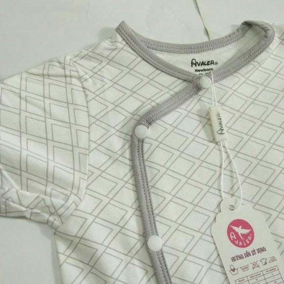 10 mẫuBộ cộc Avaler cho bé 3-10kg xanh,hồng,ghi vải sợi tre mẫu mới 2021 siêu mịn mát