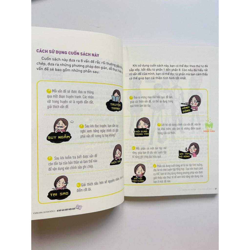 Sách - Kĩ Năng Vàng Cho Teen Thế Kỉ 21 - Bí Kíp Ghi Chép Hiệu Quả