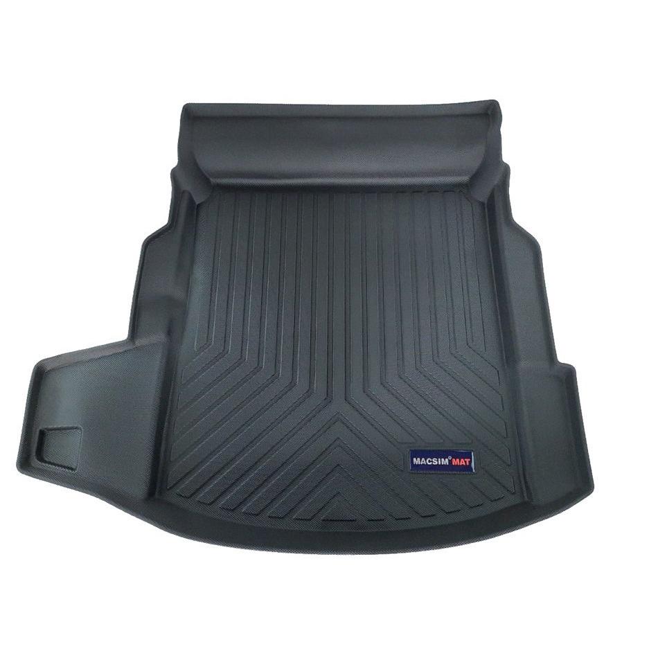 Thảm lót cốp xe ô tô Audi A8 2019-đến nay nhãn hiệu Macsim chất liệu TPV cao cấp màu đen