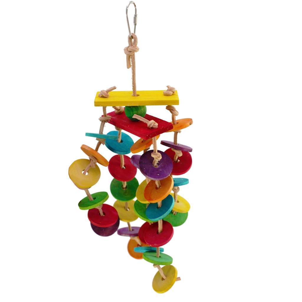 Colorful Birds Parrots Swing Toys Birds Cage Hanging Toy* Birds Perch Stand*
