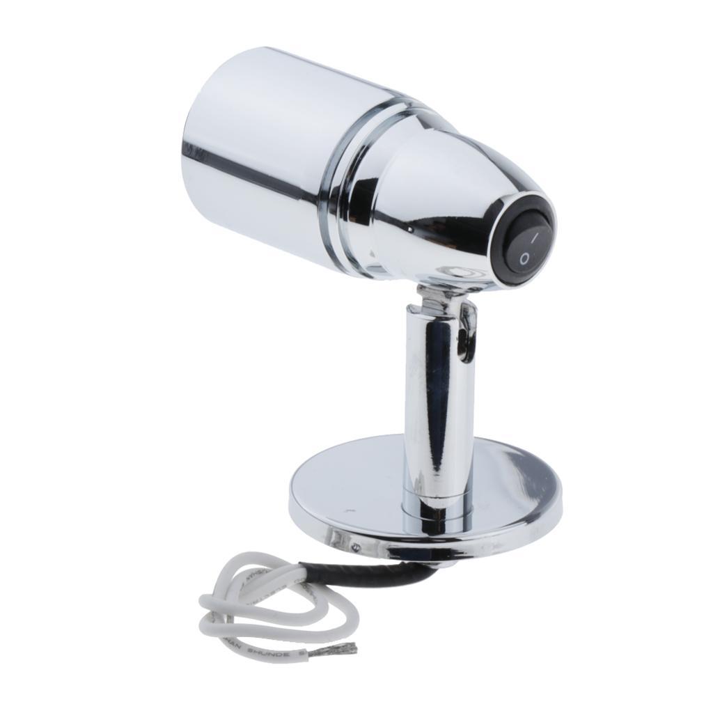 RV Yacht Reading Light LED Swivel Wall Mount Camper Caravan Boat Lamp 10-30V