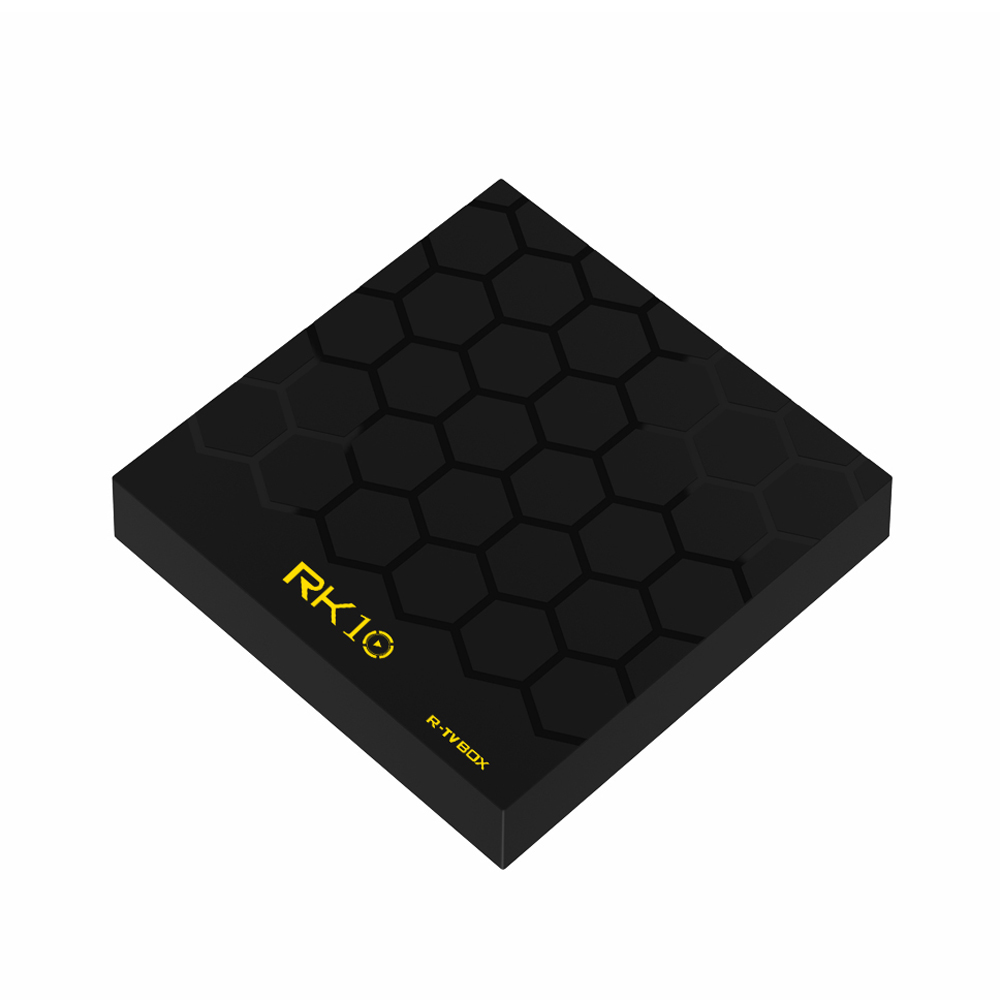 Android TV 7.1 Smart TV Box w / 2.4G cps điều khiển từ xa RK3328 Quad Core 64 bit UHD 4K VP9 H.265 2GB / 16GB RK10 Android TV 7.1