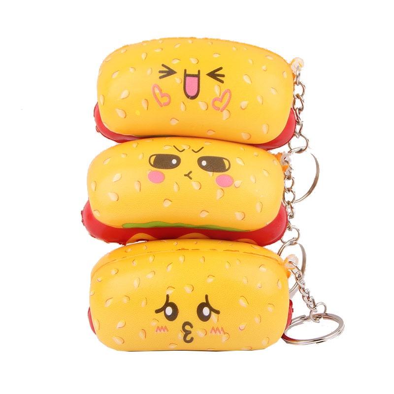 Squishy Lớn JUMBO Hình bánh xúc xích biểu cảm Đồ Chơi Xốp Giảm Stress Hình mềm mịn dễ Thương đàn hồi Cho Bé
