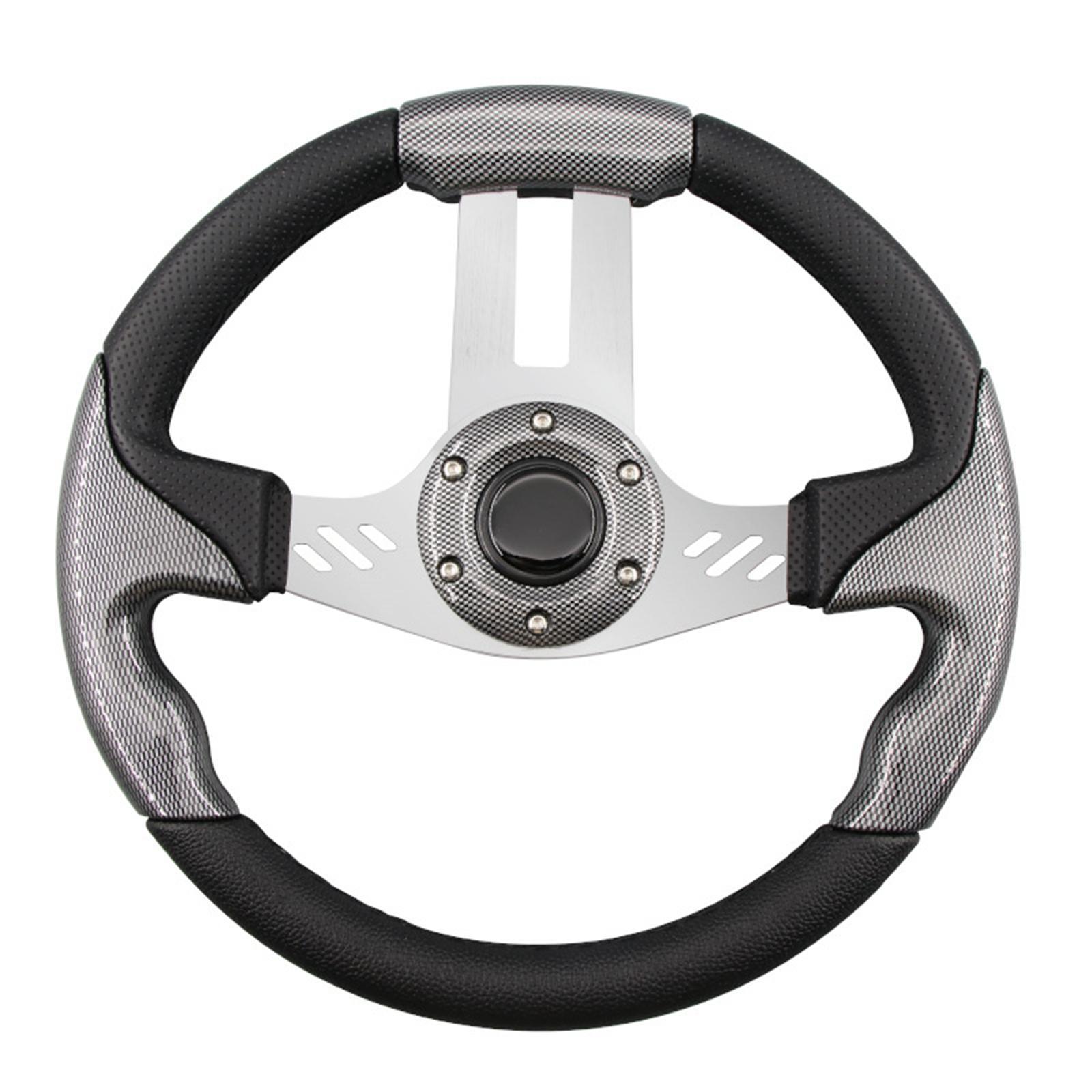 Golf Cart Steering Wheel Carbon Fiber 11” ID Golf Cart Accessories Golf Cart Replacement