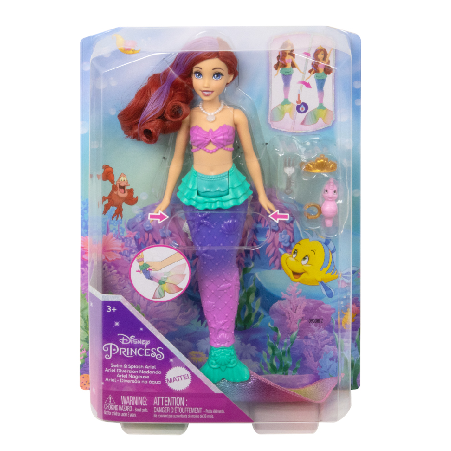 Đồ Chơi Disney Princess - Nàng Tiên Cá Ariel Đổi Màu DISNEY PRINCESS MATTEL HPD43