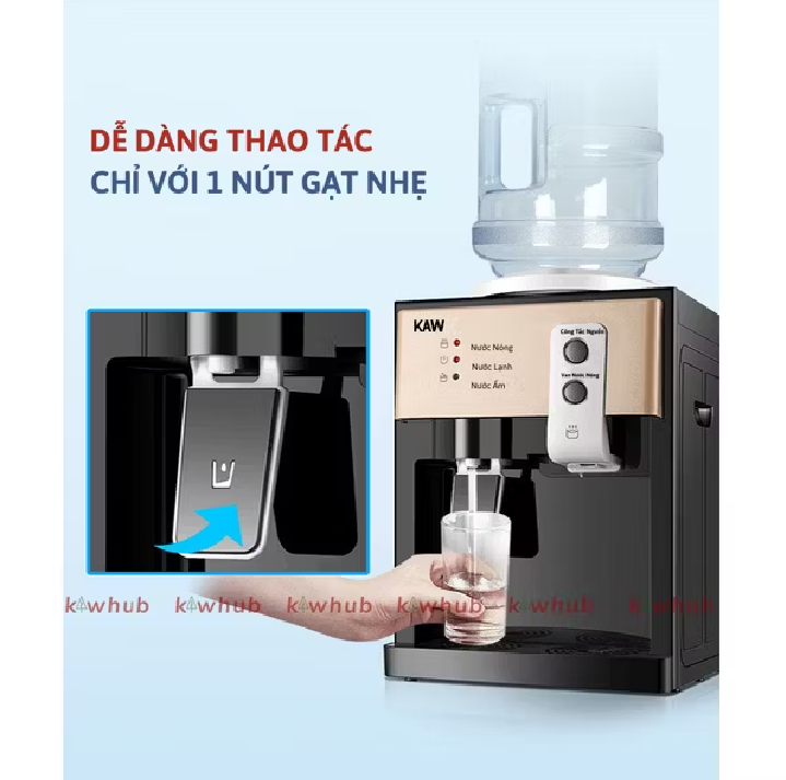 cây nước nóng để bàn mini dùng pha trà cafe pha sữa nấu mì rất tiện