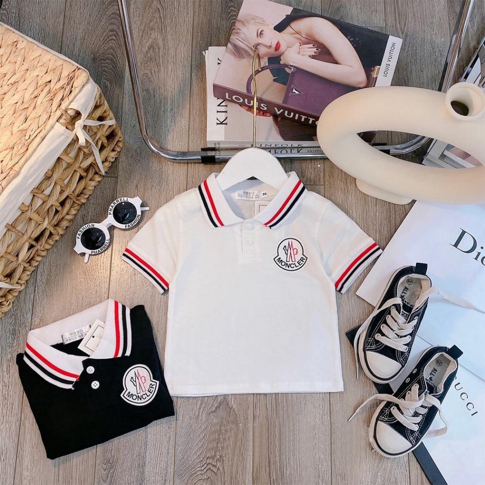 Áo polo cotton cộc tay trẻ em trơn đáng yêu cho bé trai từ 8-19kg LILIKIDS PL01