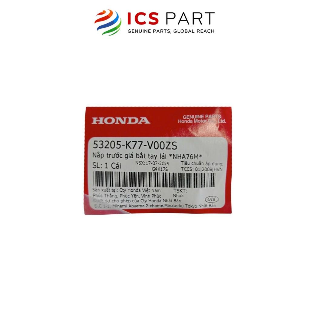 Nắp Trước Giá Bắt Tay Lái HONDA Sh 125 / Sh 150 Đen Mờ Nha76M (53205K77V00ZS)