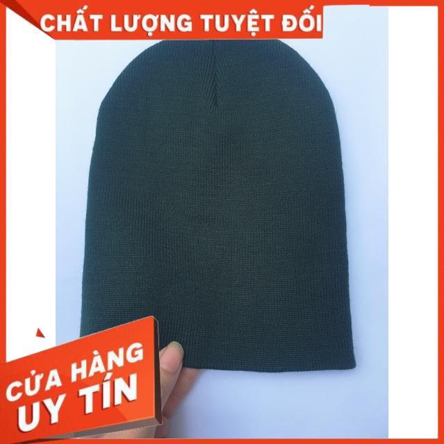 Mũ Len Beanie Trơn Dáng Ngắn 21cm (Sỉ Tận Xưởng)