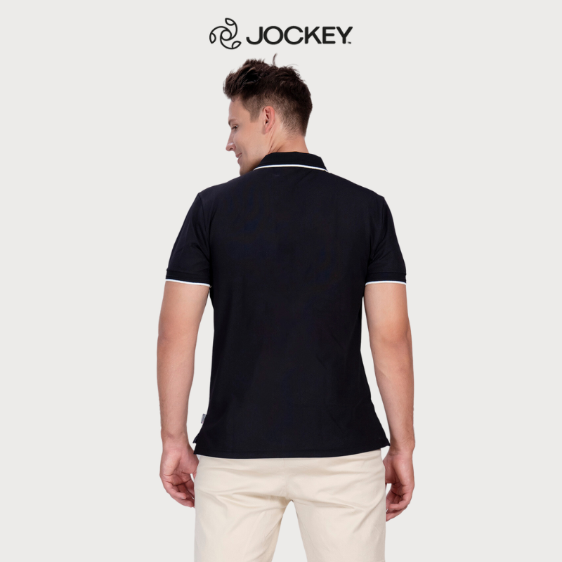 Áo Polo Nam Vải Sợi Cà Phê Jockey Khử Mùi, Thấm Hút - J1189