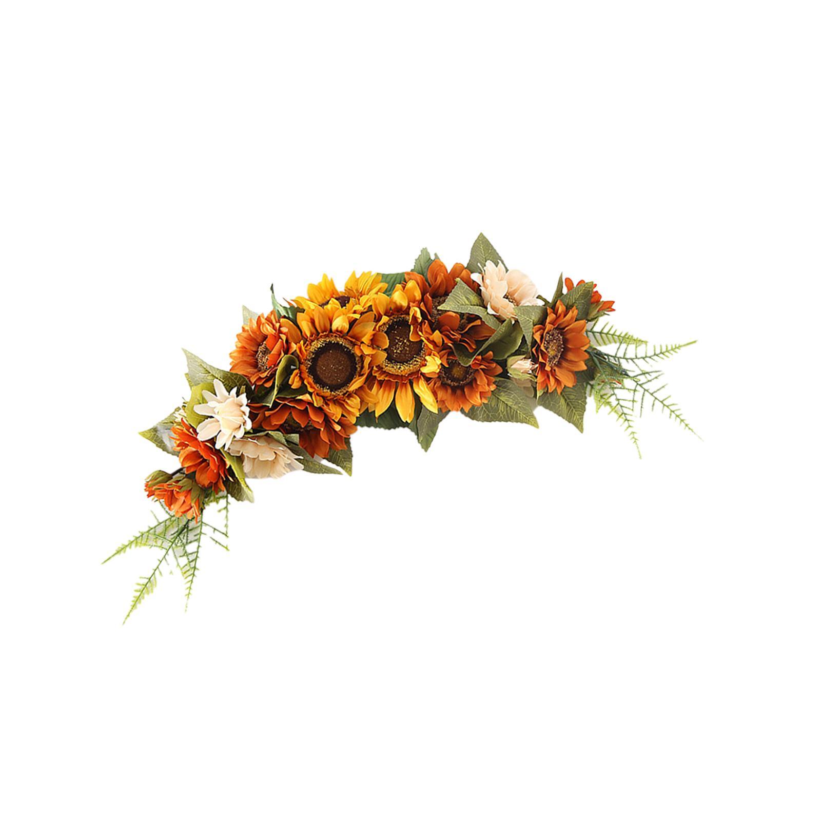 Wedding Arch Flowers Creative Garland Rustic Floral Swag for Home Bar Decor