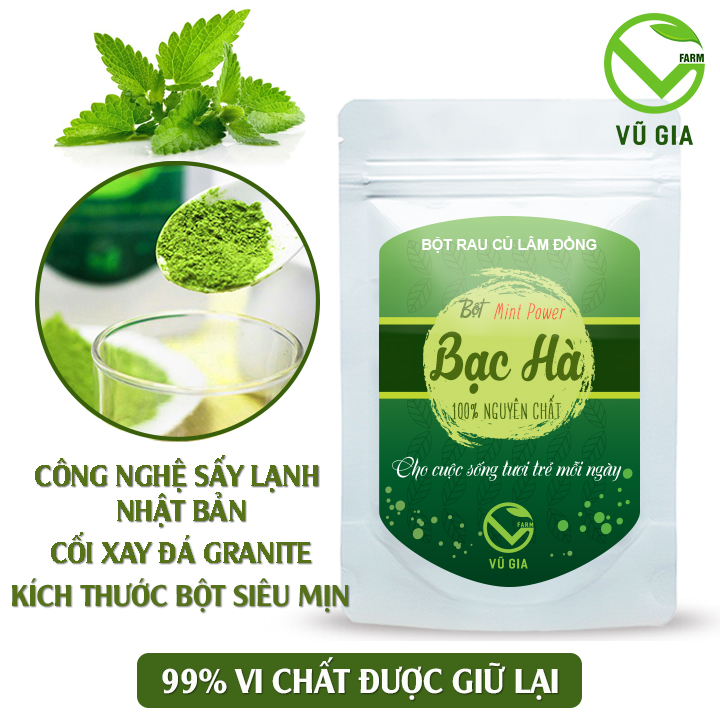 Combo Mật Ong Hoa Cà Phê 420g + Bột Bạc Hà Sấy Lạnh 50g - Nguyên Chất Vũ Gia - Hỗ trợ mụn ở mặt và cả lưng, giảm sưng do mụn, trắng da, tẩy tế bào chết, giảm nhờn, se khít lỗ chân lông